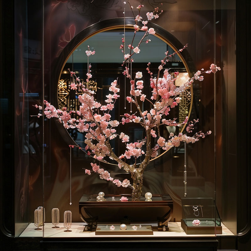 Hur kan utformningen av smyckesökningsskåp tillfredsställa kundernas estetiska psykologi?